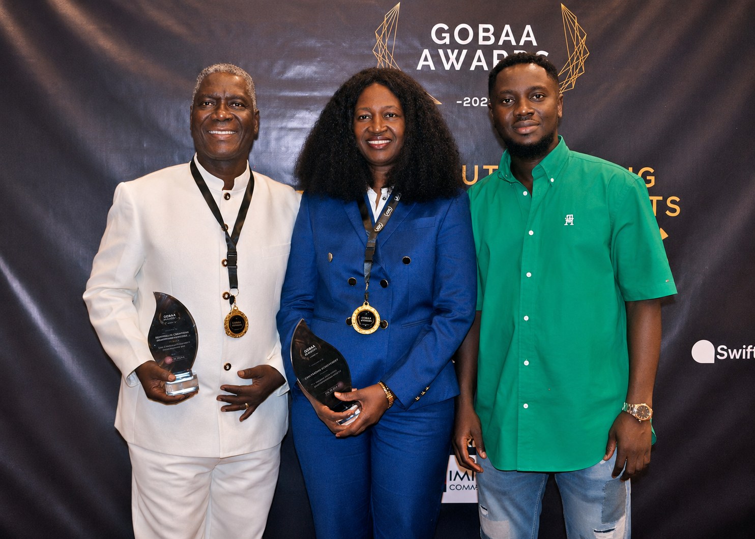 The Beautiful Creations Limited team celebrates the GOBAA 2024 award.
