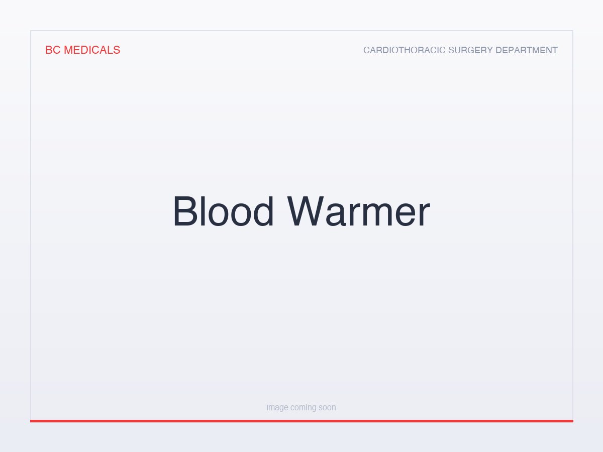 Blood Warmer
