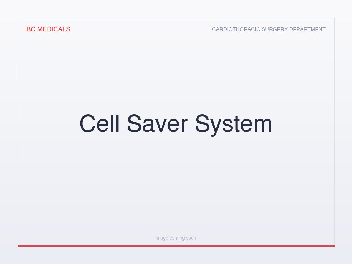 Cell Saver System
