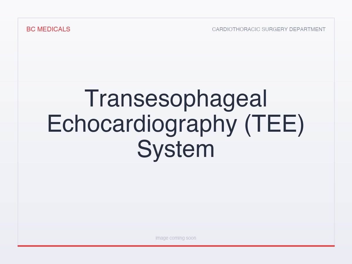 Transesophageal Echocardiography (TEE) System
