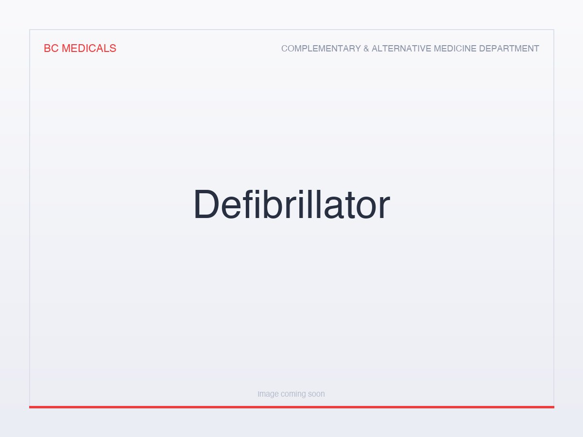 Defibrillator