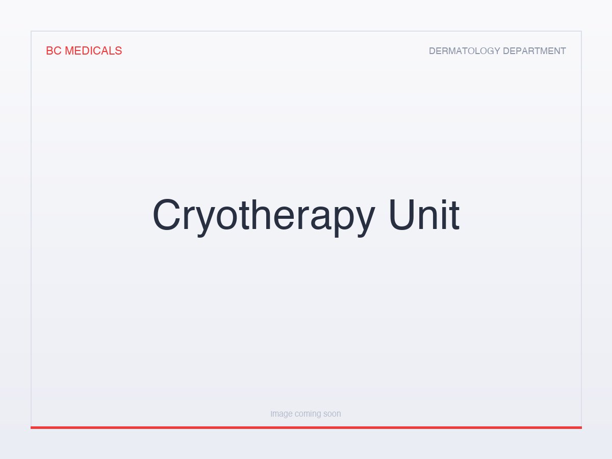 Cryotherapy Unit