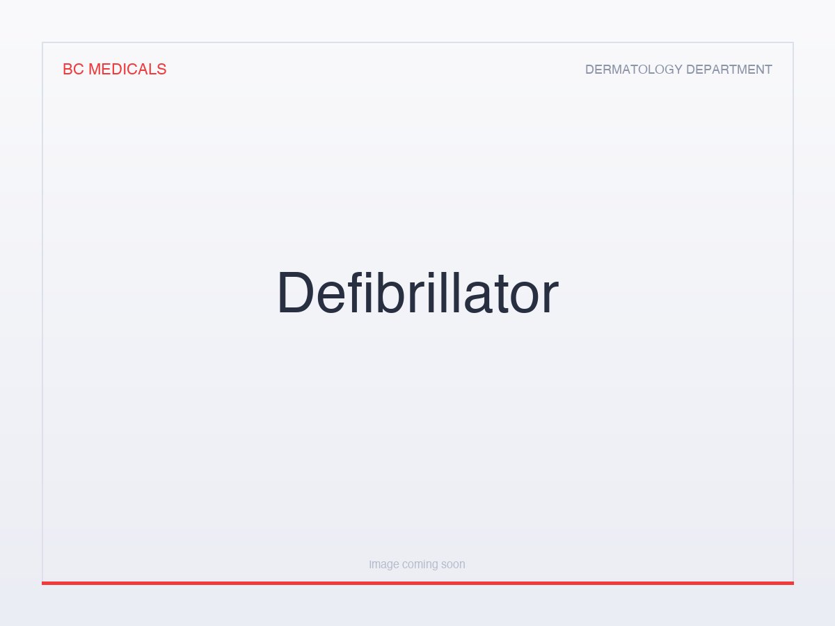Defibrillator