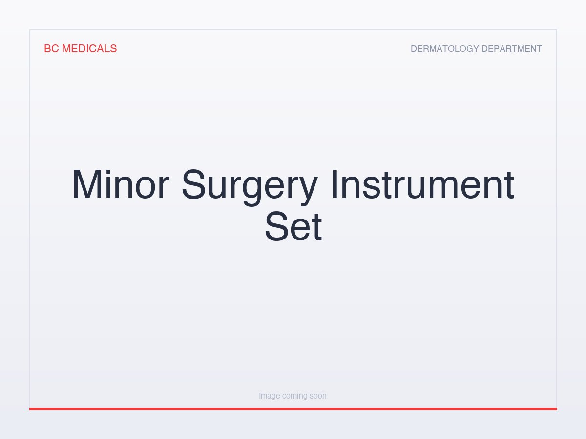 Minor Surgery Instrument Set
