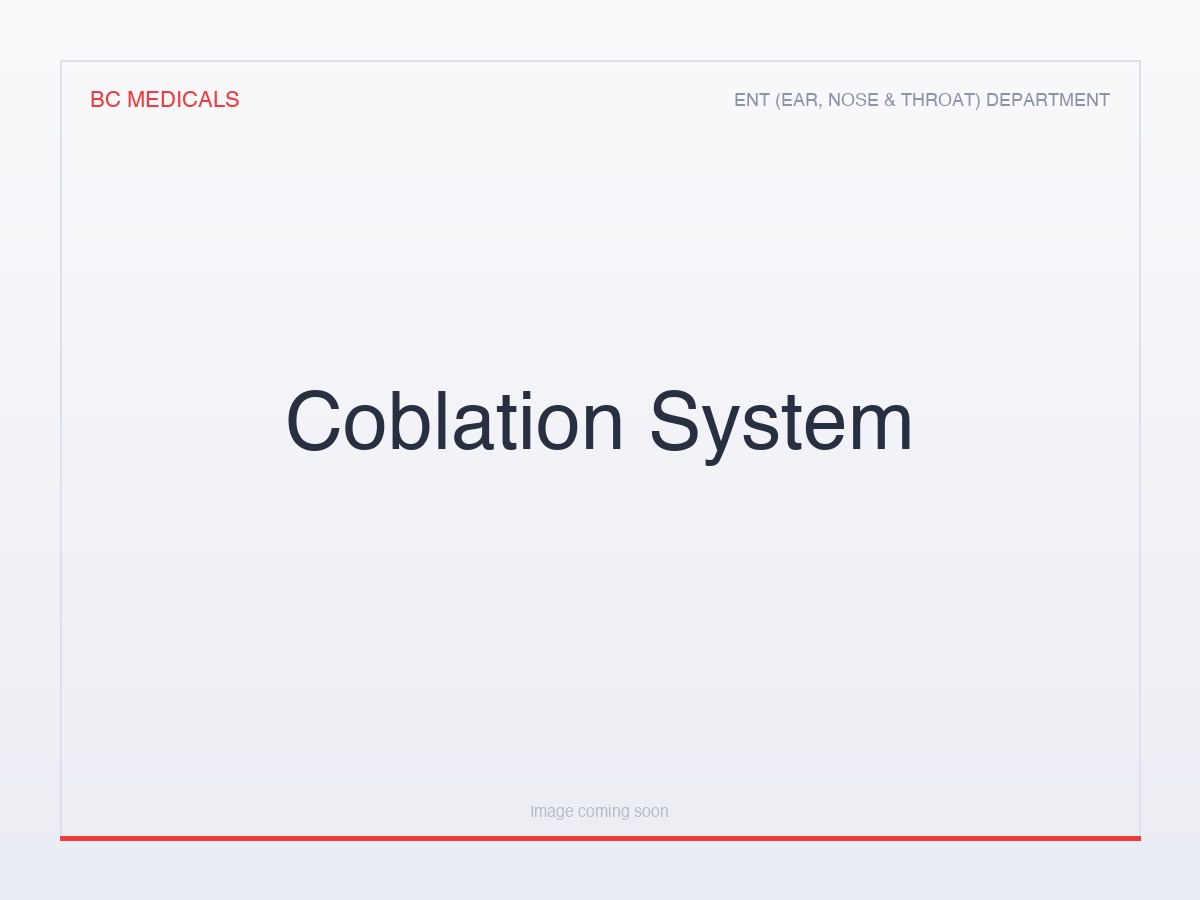 Coblation System