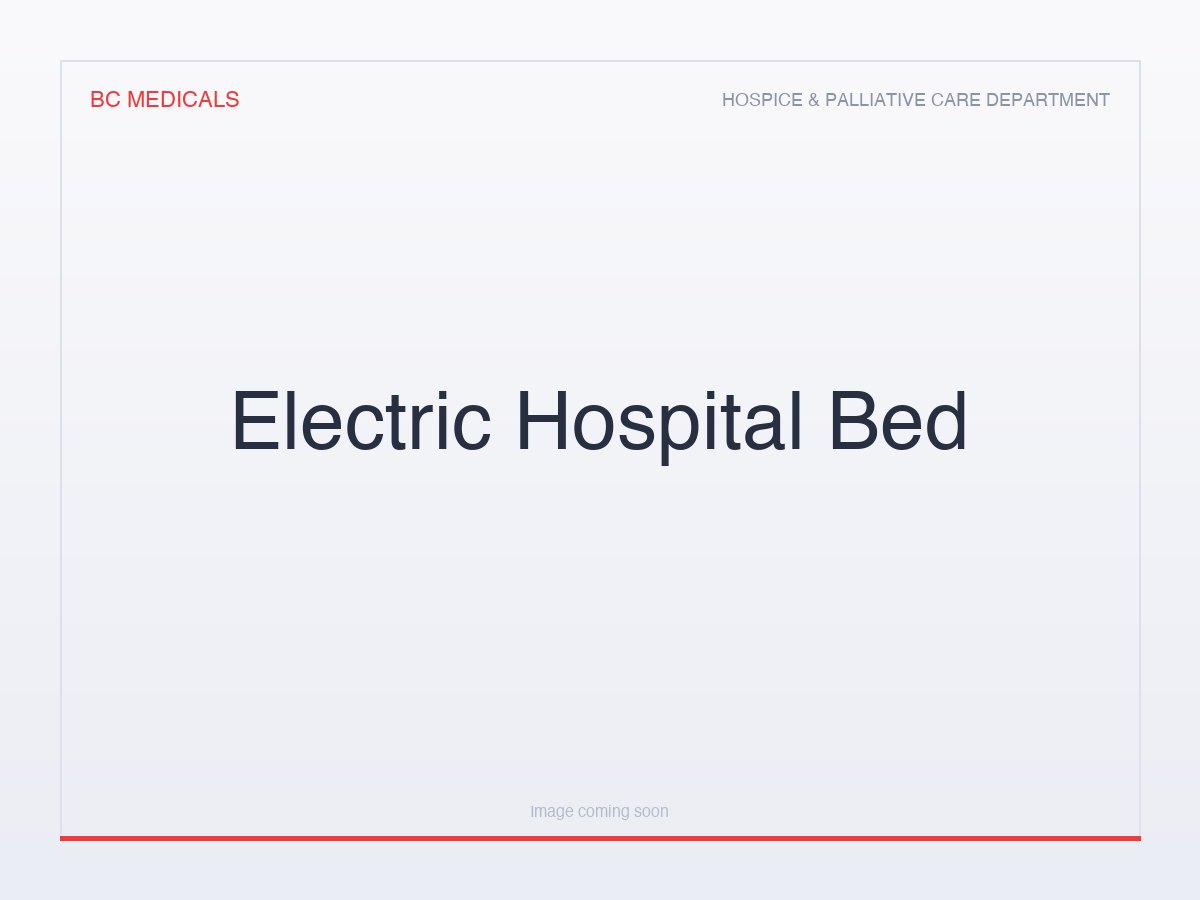 Electric Hospital Bed
