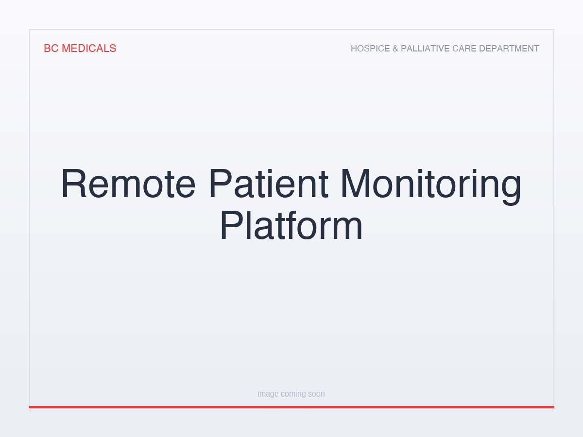 Remote Patient Monitoring Platform