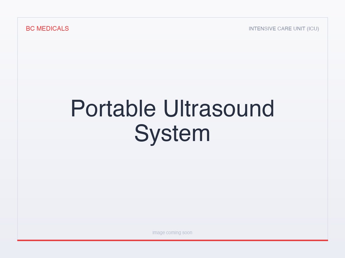 Portable Ultrasound System