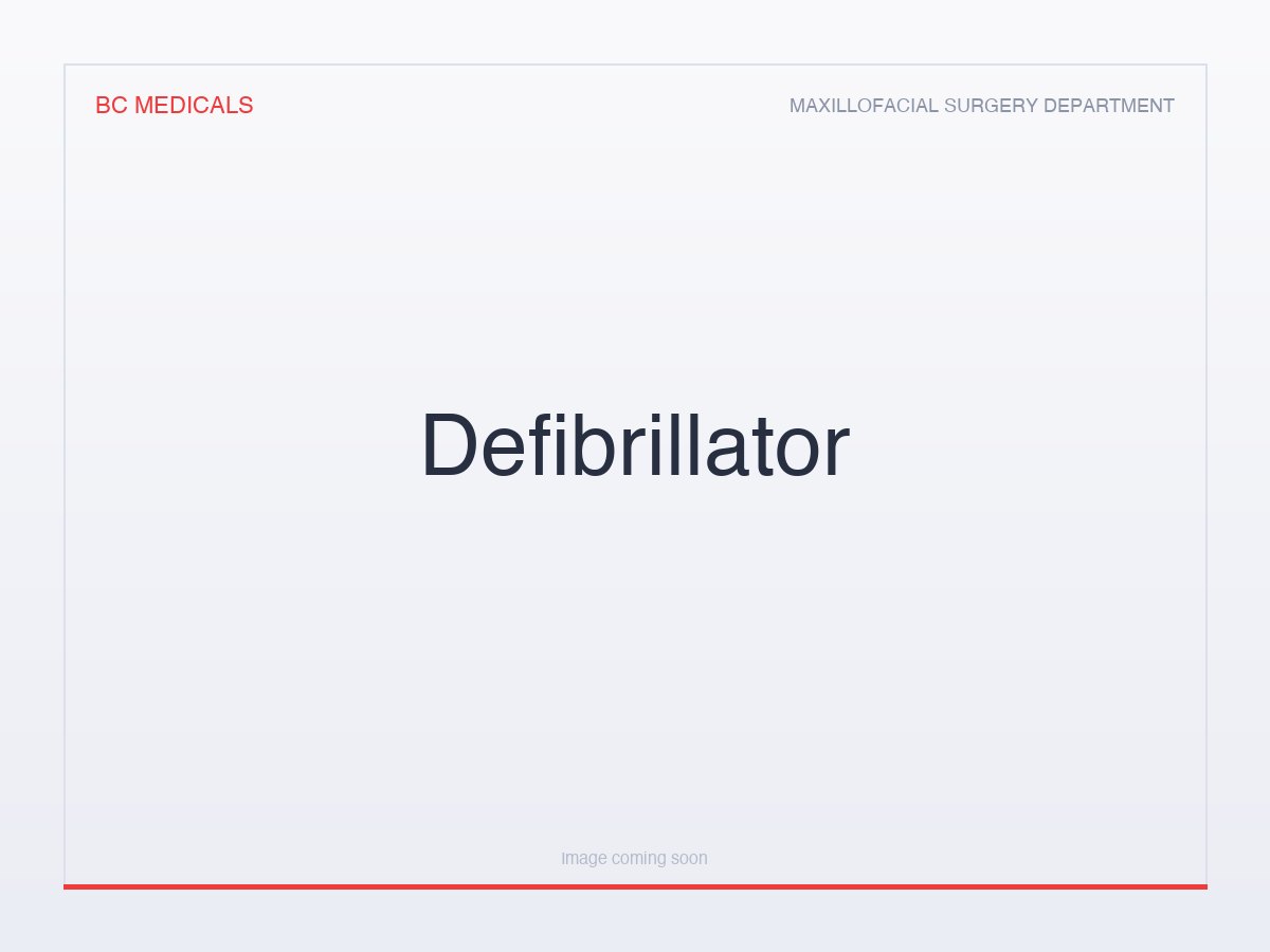 Defibrillator