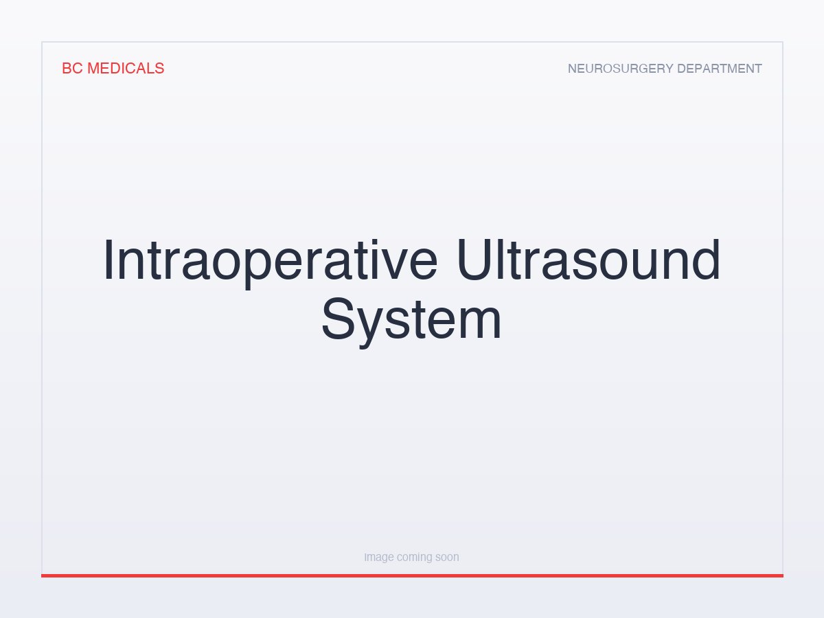 Intraoperative Ultrasound System