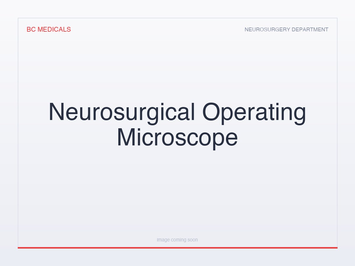 Neurosurgical Operating Microscope