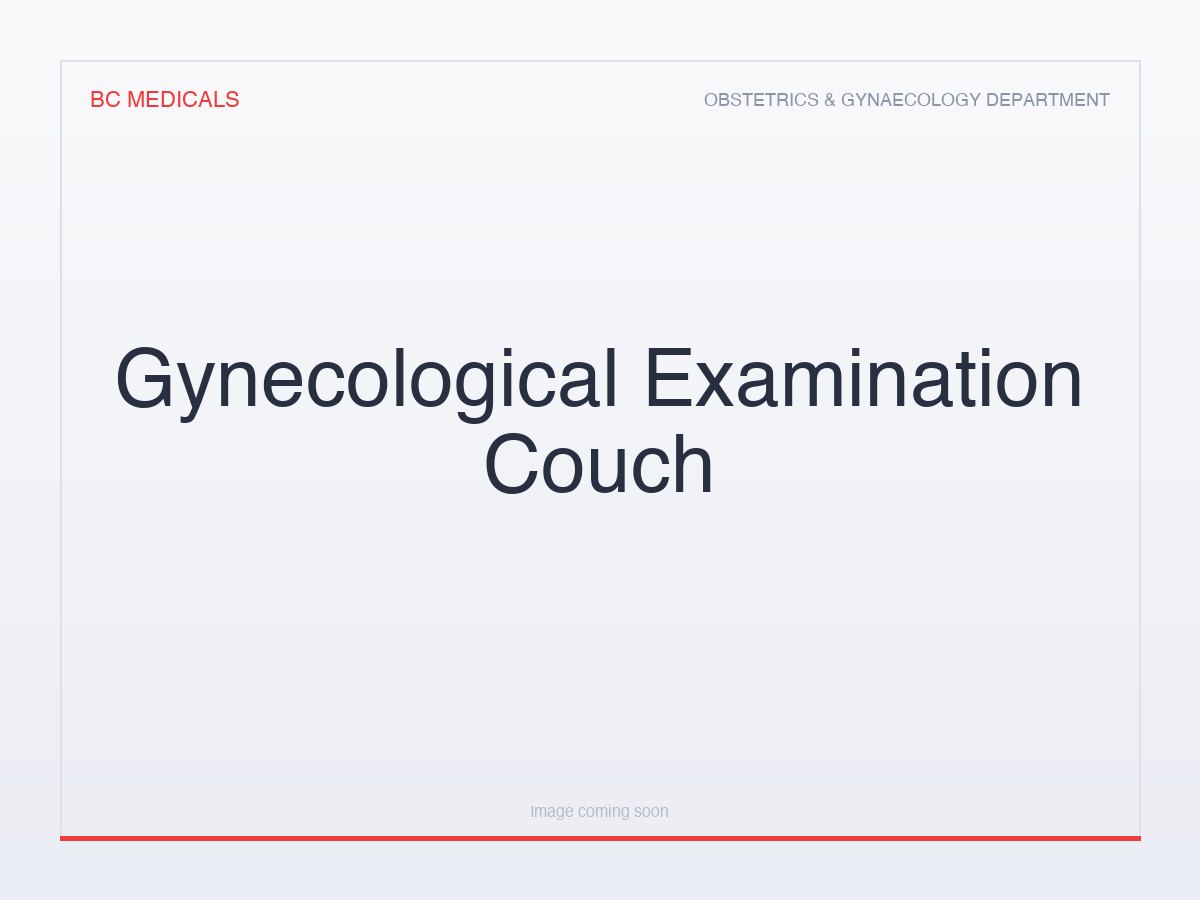 Gynecological Examination Couch