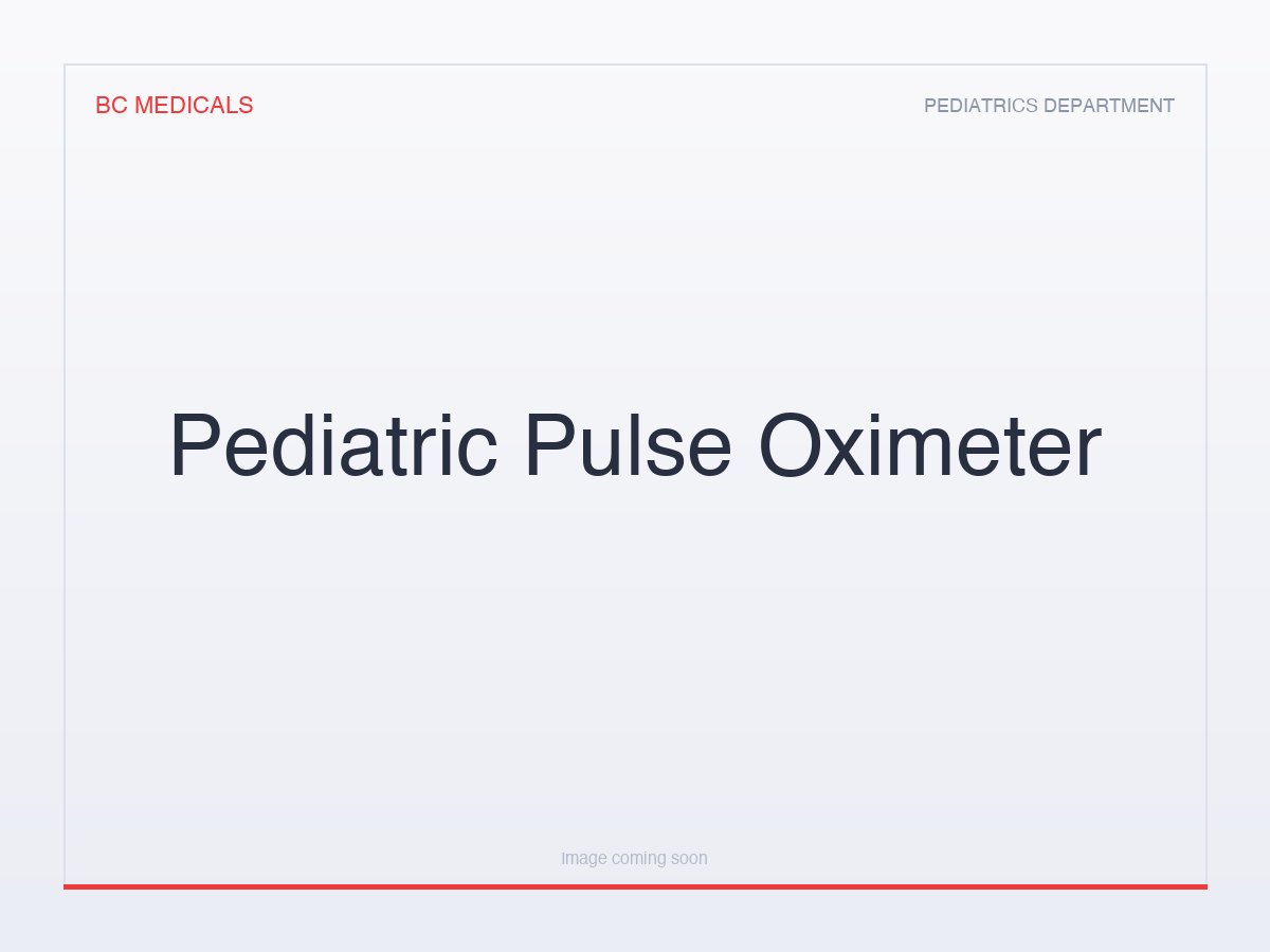 Pediatric Pulse Oximeter
