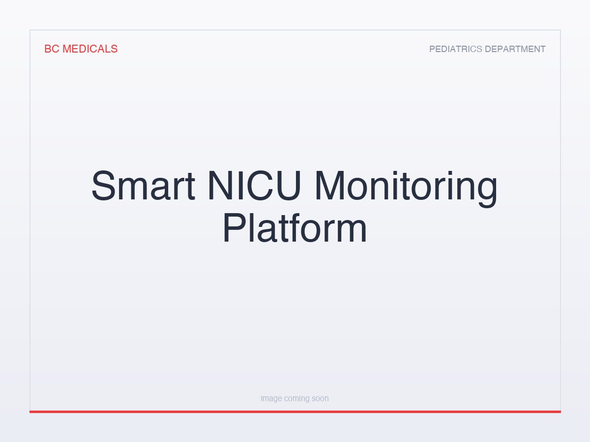 Smart NICU Monitoring Platform