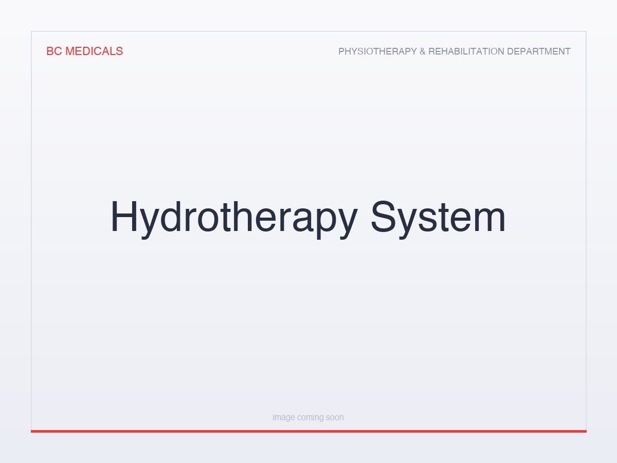 Hydrotherapy System