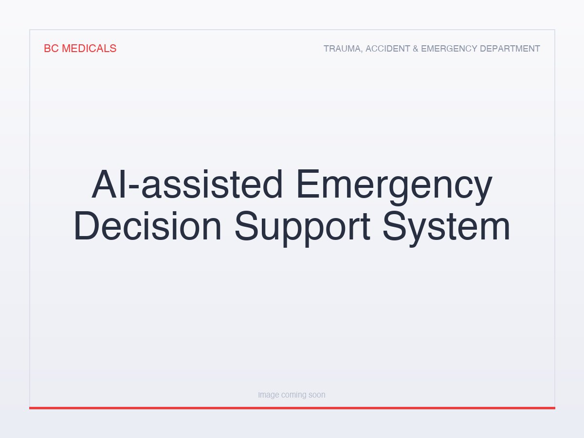 AI-assisted Emergency Decision Support System