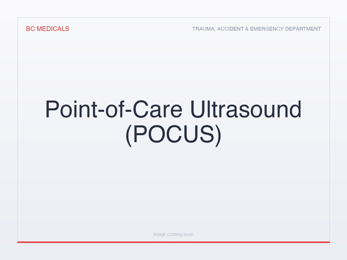 Point-of-Care Ultrasound (POCUS)