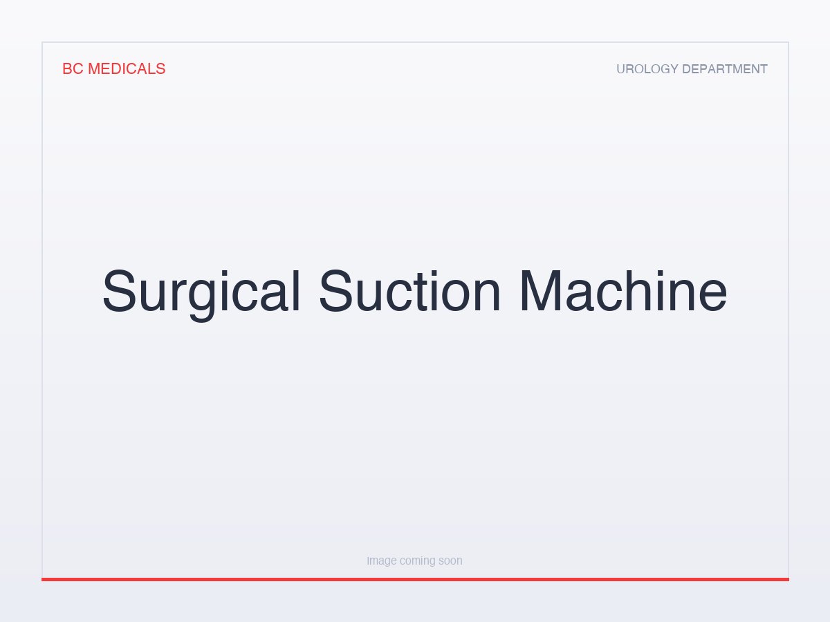 Surgical Suction Machine