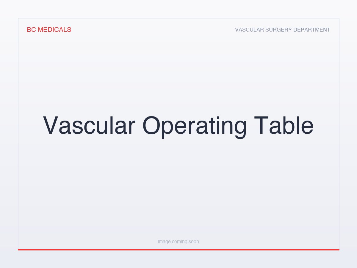 Vascular Operating Table