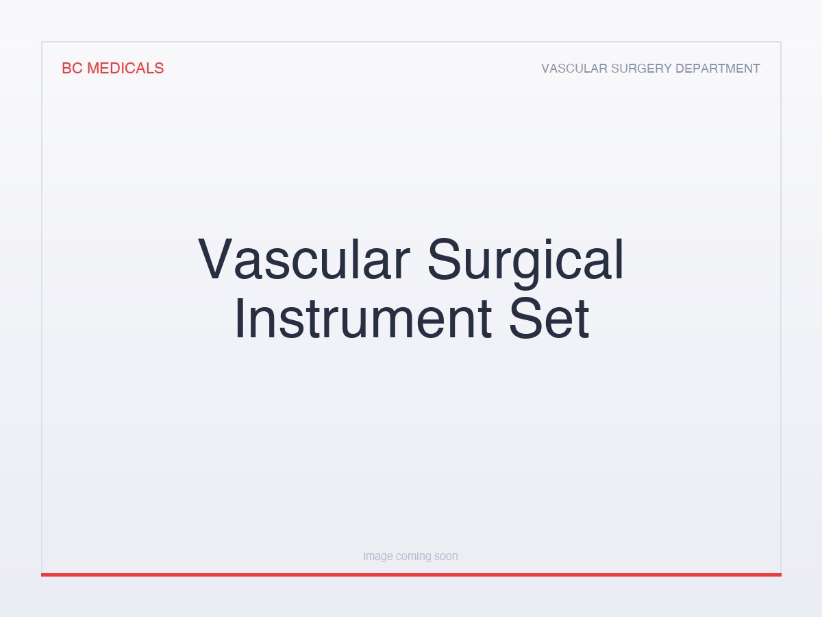 Vascular Surgical Instrument Set